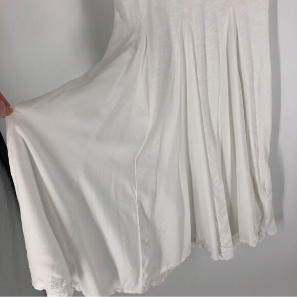 Soft Surroundings Drapey Midi Shirt Dress White Size Small Style 2DC13‎ - Picture 6 of 8